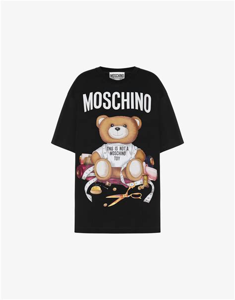 moschino t shirt teddy bear|moschino teddy bear jersey.